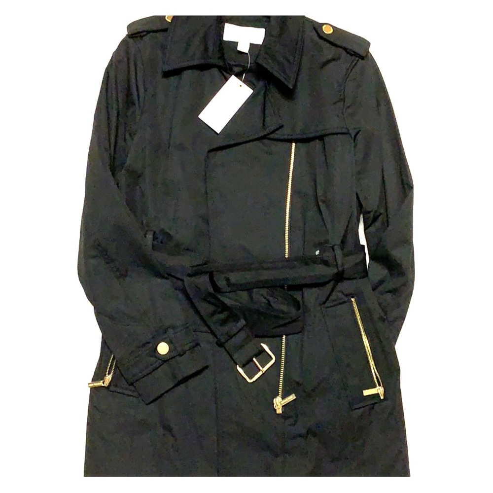 MICHAEL KORS ZIP FRONT JACKET. NEW WITH TAGS.